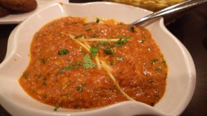 Baigan Ka Bharta at Nalan Restaurant - City Hall in Central Singapore