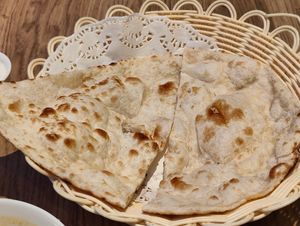 Plain naan at Nalan Restaurant - City Hall in Central Singapore