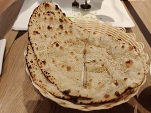 Sesame naan at Nalan Restaurant - City Hall in Central Singapore