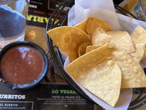 Chips and salsa were good   at Maria's Mexican Restaurant in South Lake Tahoe