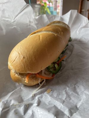   at  Van Nien Vegan Baguette Food Coffee Tea in Portland