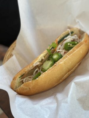   at  Van Nien Vegan Baguette Food Coffee Tea in Portland