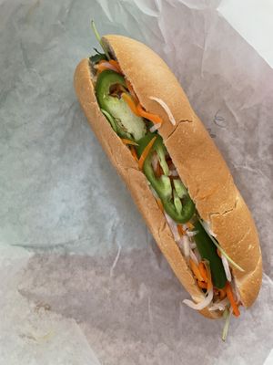   at  Van Nien Vegan Baguette Food Coffee Tea in Portland