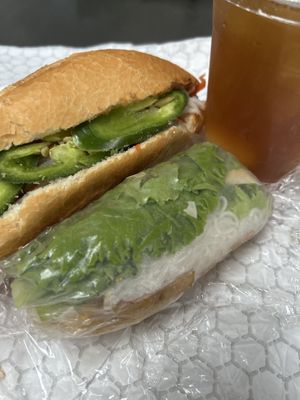   at  Van Nien Vegan Baguette Food Coffee Tea in Portland