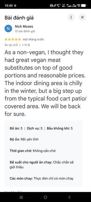  at  Van Nien Vegan Baguette Food Coffee Tea in Portland