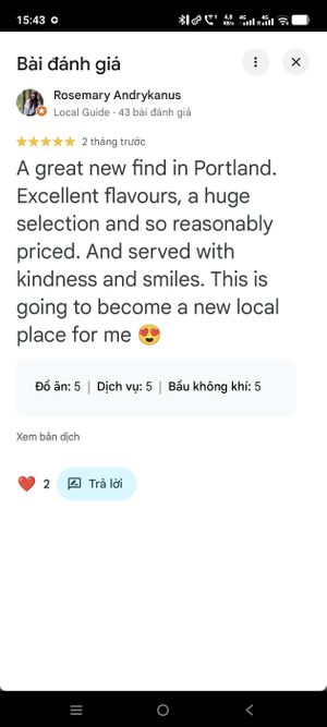  at  Van Nien Vegan Baguette Food Coffee Tea in Portland