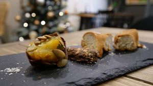 sweet plate at Vegeto LIKO in Sendai