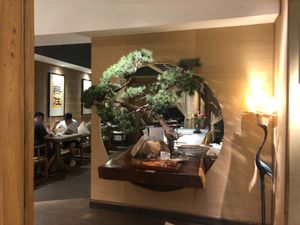 Restaurant interior at RúShì Shū 如是蔬 in Sanya