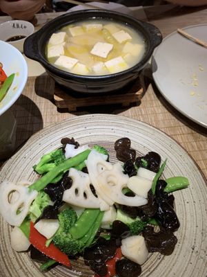 Tofu is a little bit spicy at RúShì Shū 如是蔬 in Sanya