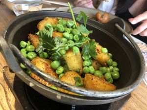 Basically aloo gobi - best dish in the menu  at RúShì Shū 如是蔬 in Sanya