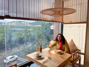 The view  at RúShì Shū 如是蔬 in Sanya