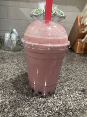 blueberry bubble tea  at Loving Hut - Ledgewood in Ledgewood