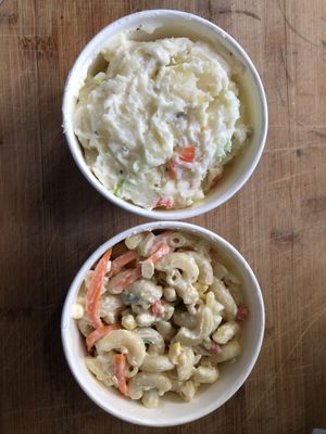 Potato salad and macaroni salad sides   at Loving Hut - Ledgewood in Ledgewood