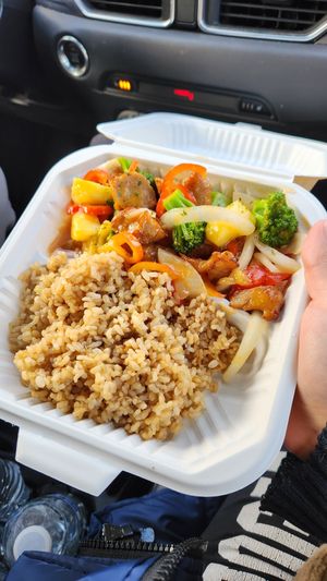 Orange Sweet and Sour Chicken Nuggets at Loving Hut - Ledgewood in Ledgewood