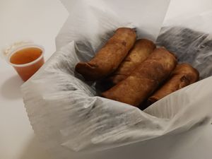 Spring rolls #Veganuary at Loving Hut - Ledgewood in Ledgewood
