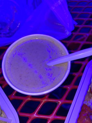 Mushroom pistachio soup at Loving Hut - Ledgewood in Ledgewood