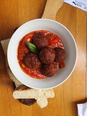 Vegan meat balls at Restoran ŠtoRiJa in Rijeka