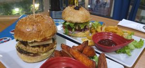 Sexy medeterianka and I love you, you love me burger at Restoran ŠtoRiJa in Rijeka