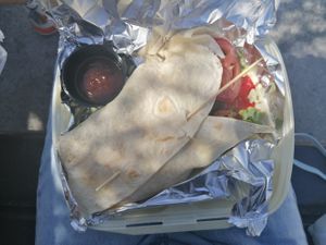 Falafel to go at Restoran ŠtoRiJa in Rijeka