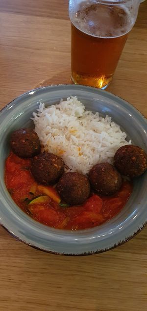 Vegan meat balls at Restoran ŠtoRiJa in Rijeka