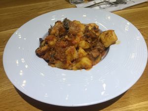 Damn can't remember what this was, but it worked! at Restoran ŠtoRiJa in Rijeka