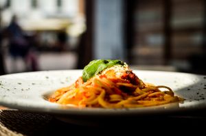 Vegan Spaghetti Bolognese at Restoran ŠtoRiJa in Rijeka