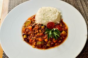 Lentil - chili beans
 at Restoran ŠtoRiJa in Rijeka