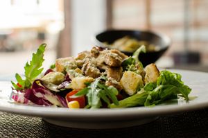 Vegan Caesar's salad at Restoran ŠtoRiJa in Rijeka