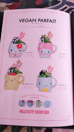 Menu 5 at Hello Kitty Show Box in Awaji