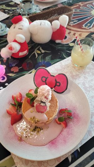 The pancake at Hello Kitty Show Box in Awaji