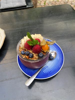 Açai bowl  at Cafe Fleuri in Odense