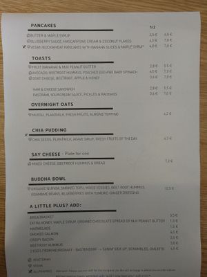 Menu Part 2 (Date: 26.09.2020) at Carli's Coffee in Echternach