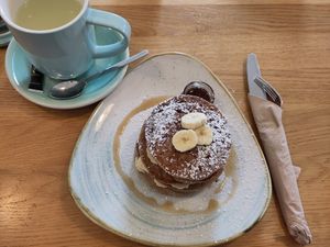 Vegan & buckwheat pancakes at Carli's Coffee in Echternach