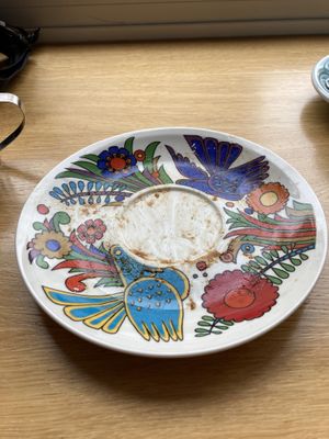 Beautiful Plate  at Carli's Coffee in Echternach