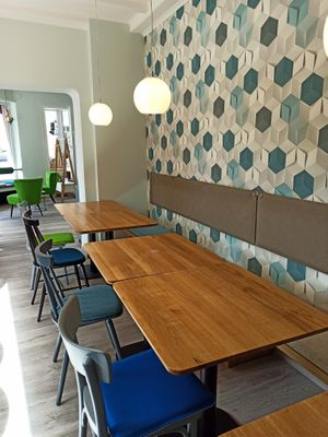 interior  at Carli's Coffee in Echternach