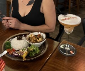 Mongolian rice and lychee rose tea  at b twelve in Kuantan