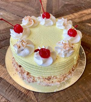 Pina Colada at The Carefree Cakery in Dieppe