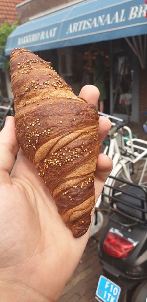Vegan croissant  at Bakkerij Raat in Alkmaar