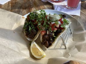 Tacos vegetariano (vegan) at Tapachula in Tel Aviv