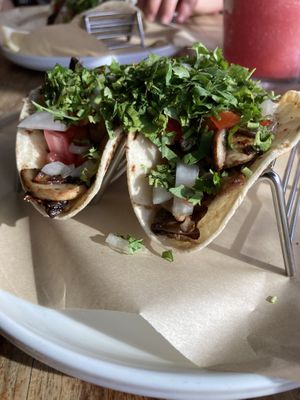 Mushroom tacos  at Tapachula in Tel Aviv