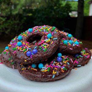 Plant based donut baking mix gift boxes available on the planet bake website at Planet Bake in New York City
