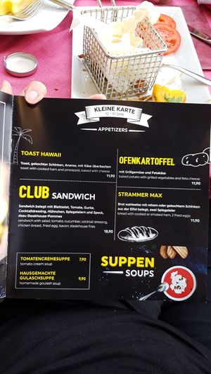 Vegetarian option at Das Meyers in Cochem