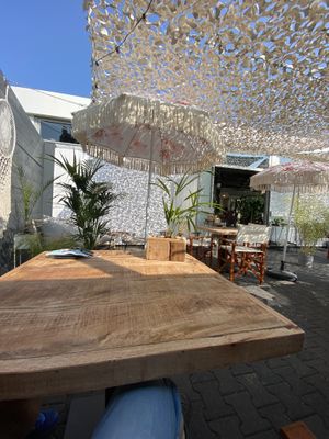 Wunderschöner Außenbereich  at Seasalt Café GmbH in Ubstadt-weiher