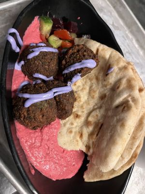 Felucian Falafel with Beet Hummus  at Walt Disney World - Docking Bay 7 Food and Cargo in Lake Buena Vista