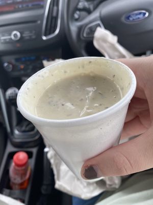   at Whites Fish Shop in Hartlepool