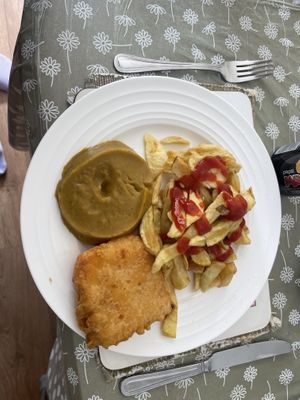   at Whites Fish Shop in Hartlepool