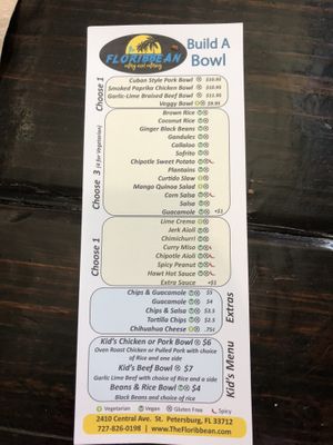 Order how you want it at The Floribbean in St Petersburg