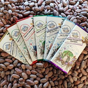 Single-Origin Chocolate Bars, Vegan Milk Chocolate Bars and Vegan White Chocolate Bars at River-Sea Chocolates in Chantilly