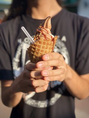 Cone  at Sweet Journey Soft Serve in Kailua Kona