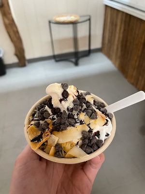 Keiki size at Sweet Journey Soft Serve in Kailua Kona